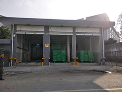 福州倉（cāng）山垃圾中轉（zhuǎn）站（zhàn）-分體大翻鬥設（shè）備（bèi）