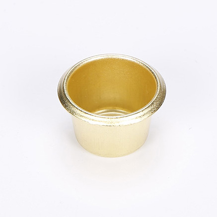 供應青銅鎳（niè）色（sè）燭台配件，小（xiǎo）蠟燭（zhú）杯23*18*0.5mm